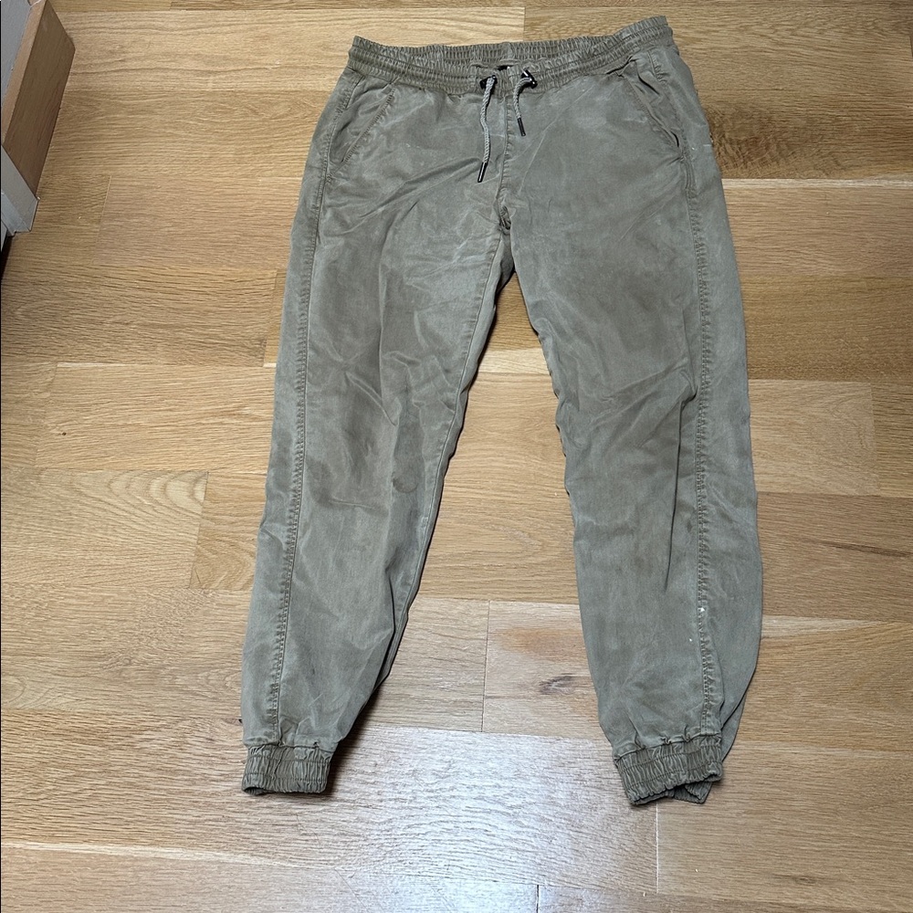 Zara khaki cotton Joggers